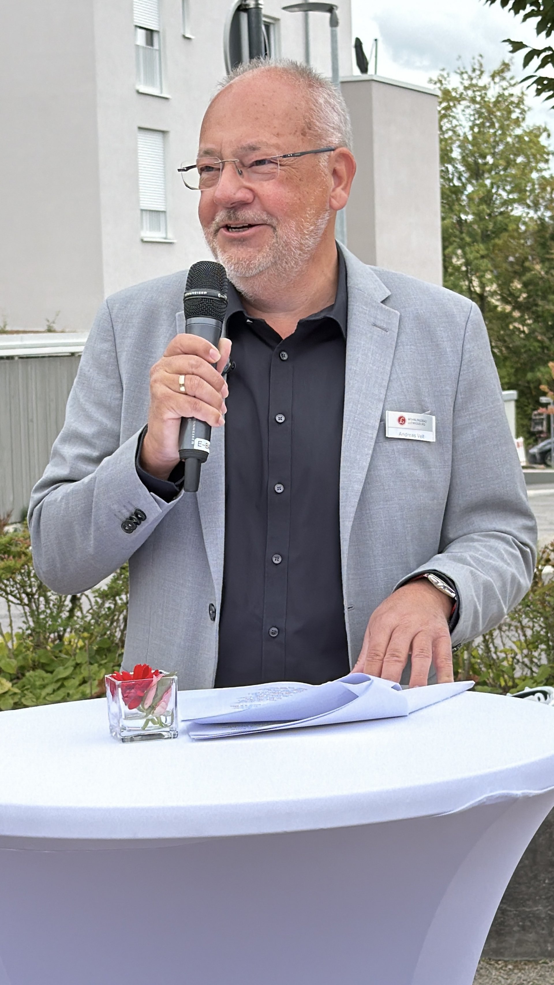 Herr Veit bei seiner Rede