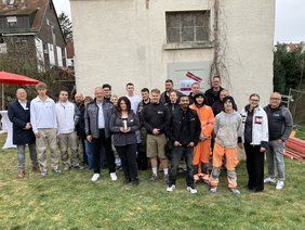 Am Projekt "Trafoturm" Beteiligte beim Kick-off