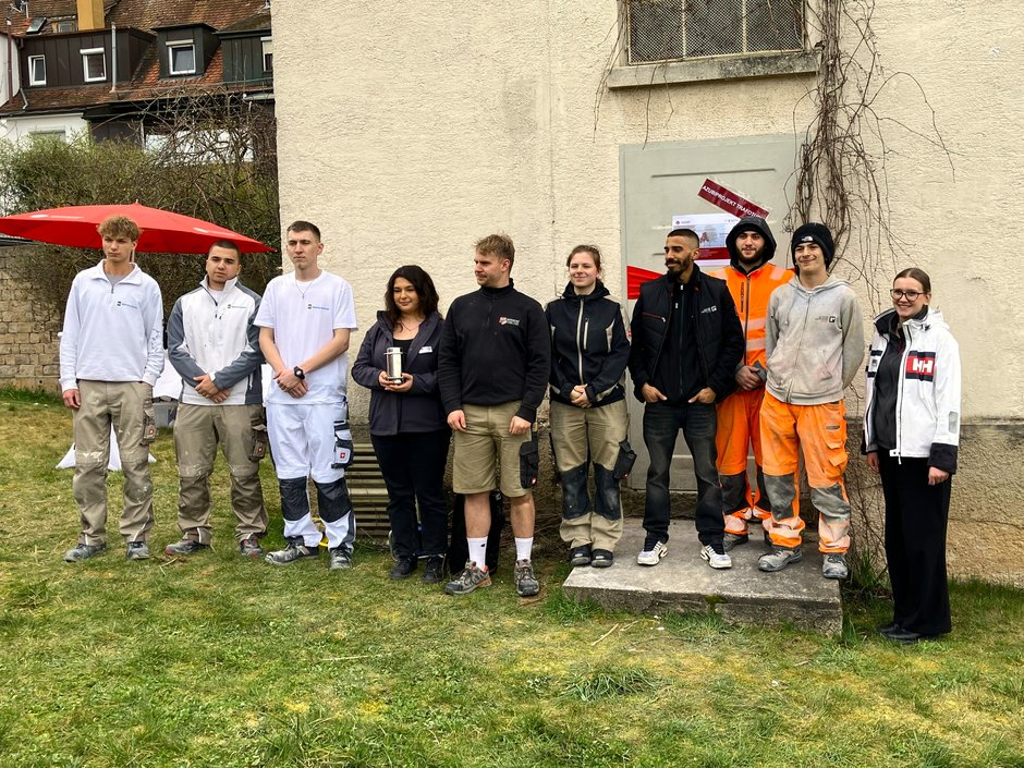 Am Projekt beteiligte Azubis